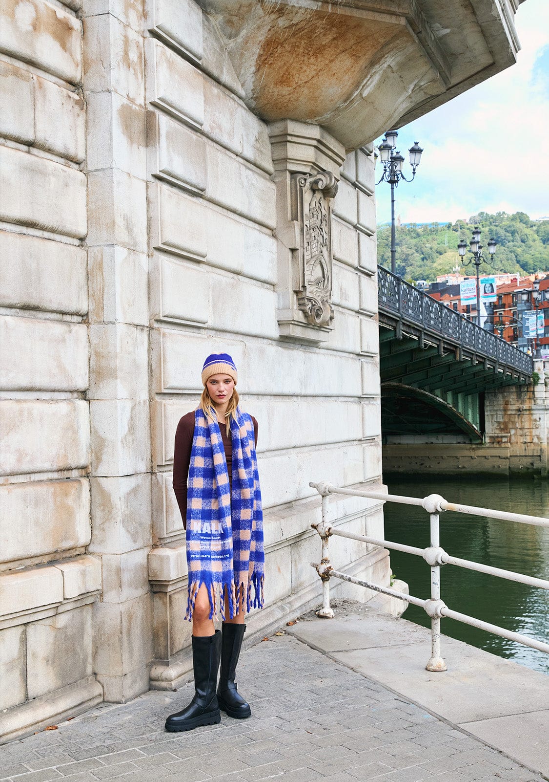 Beanie Vision Blue Kalk