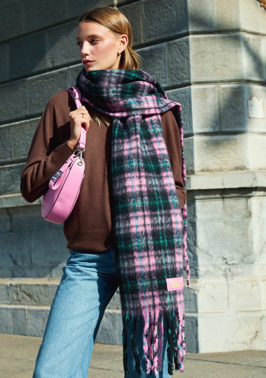 Scarf Trick Pink Kalk