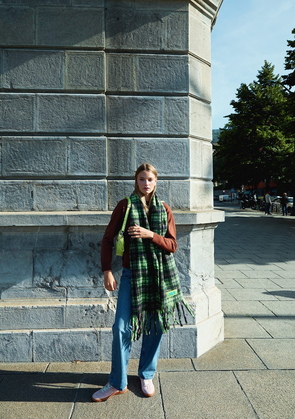 Scarf Trick Green Kalk