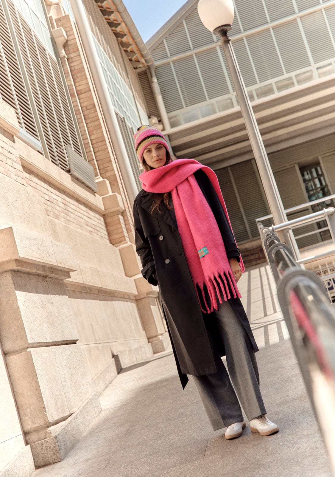 Scarf First Fuchsia Kalk
