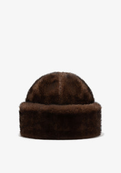 Fur Hat Brown Kalk