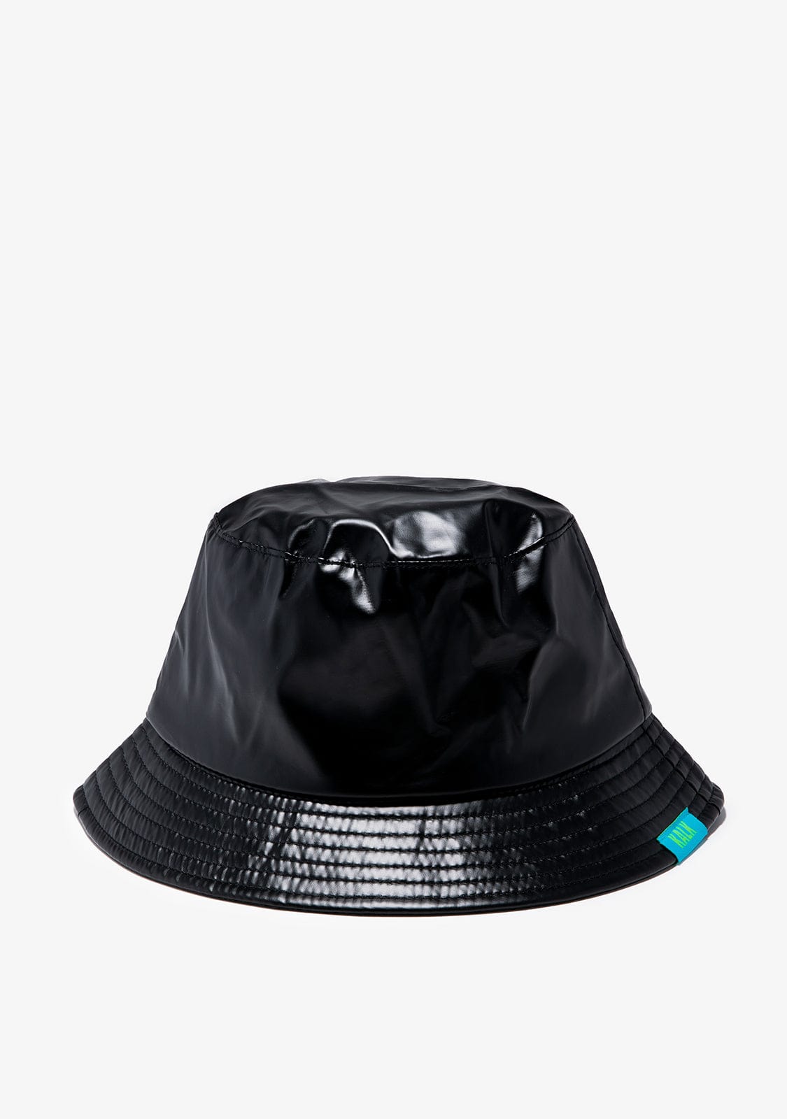 Bucket Shiny Black + Scarf Trick Pink Kalk