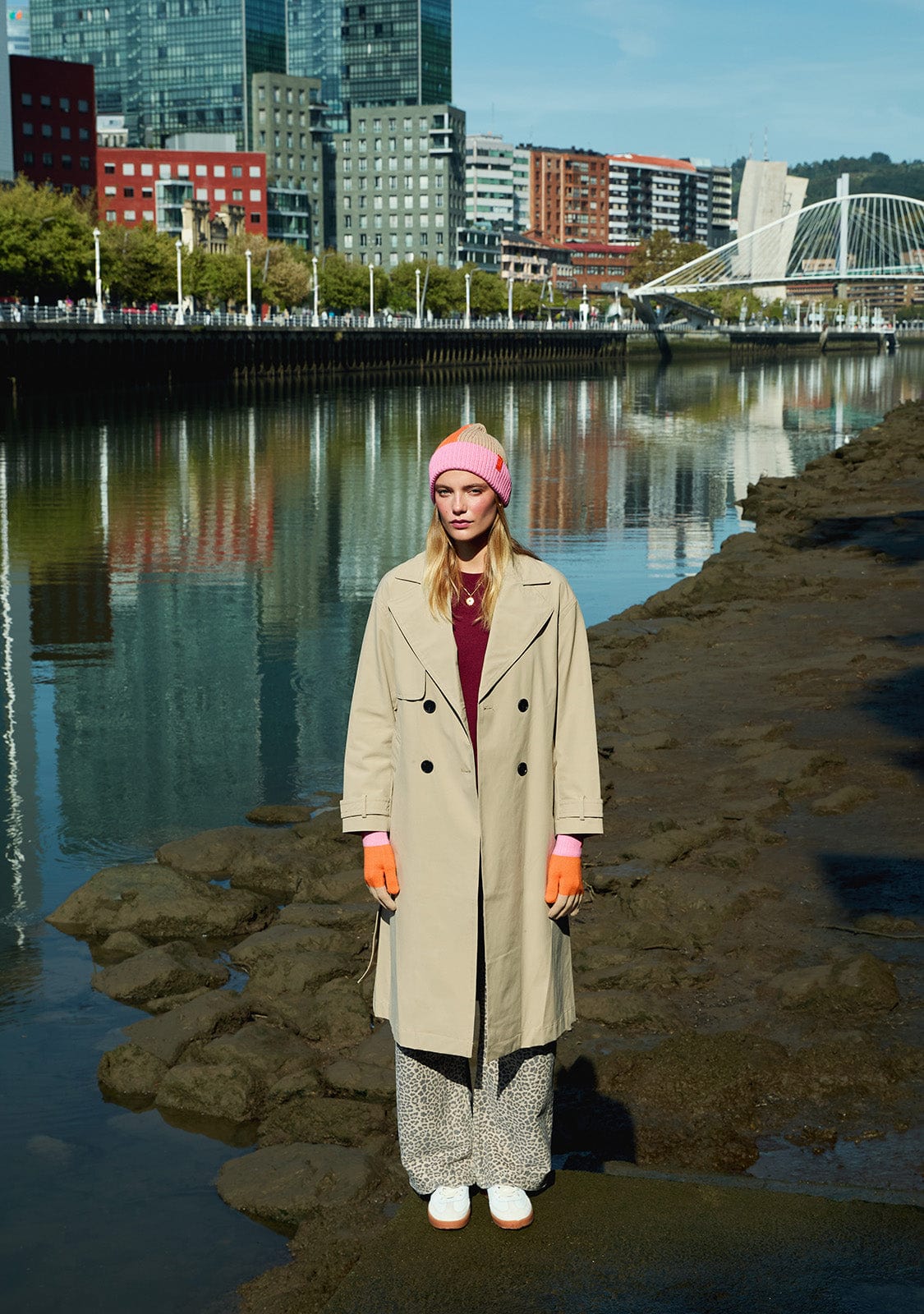 Gloves Trident Pink Kalk