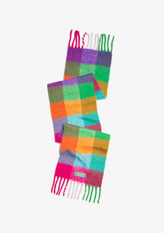 Écharpe con Flecos Multicolore