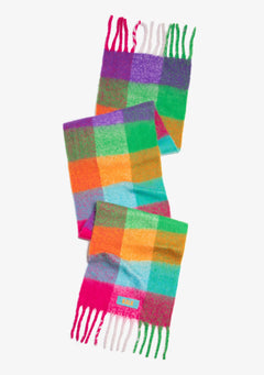 Cachecol con Flecos Multicolor