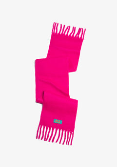 Écharpe con Flecos Fuchsia