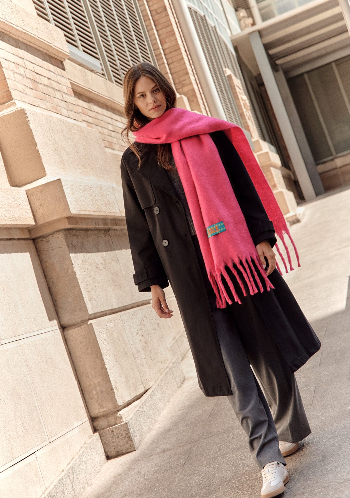 Scarf First Fuchsia Kalk