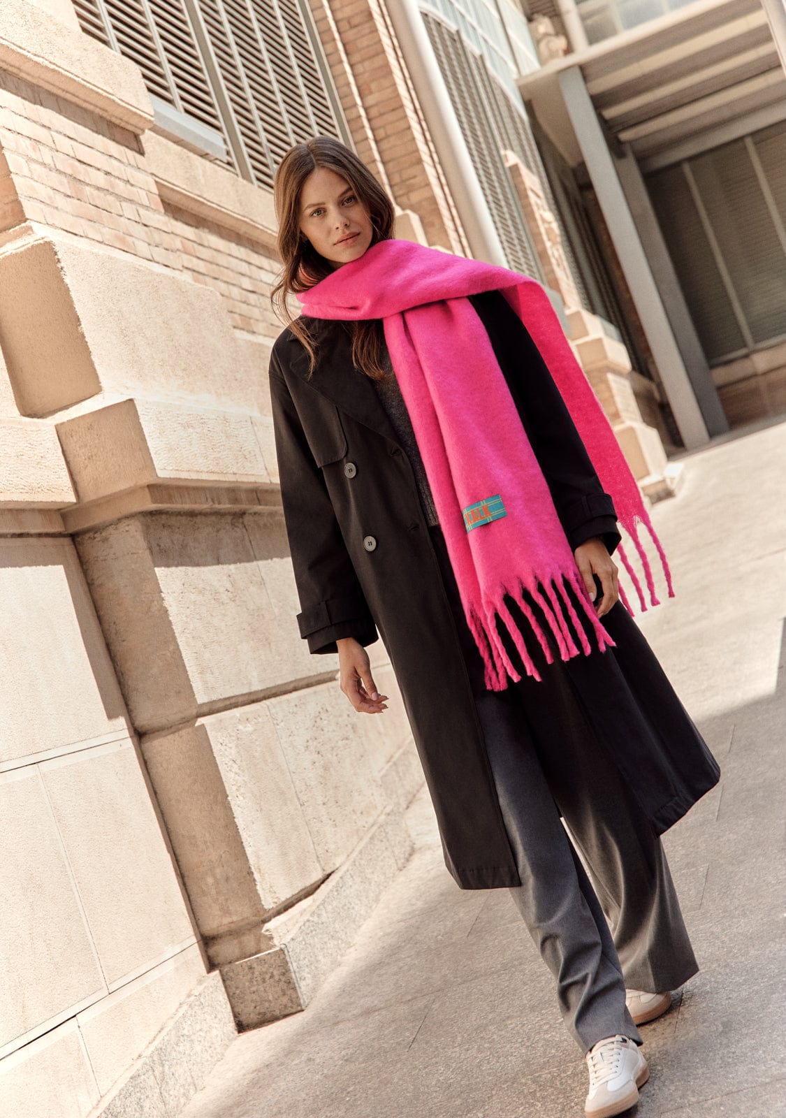 Scarf First Fuchsia Kalk
