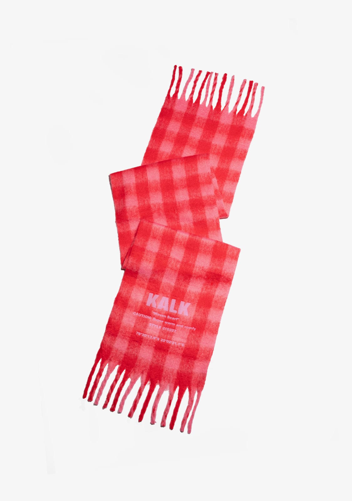 Scarf Vision Red & Pink Kalk