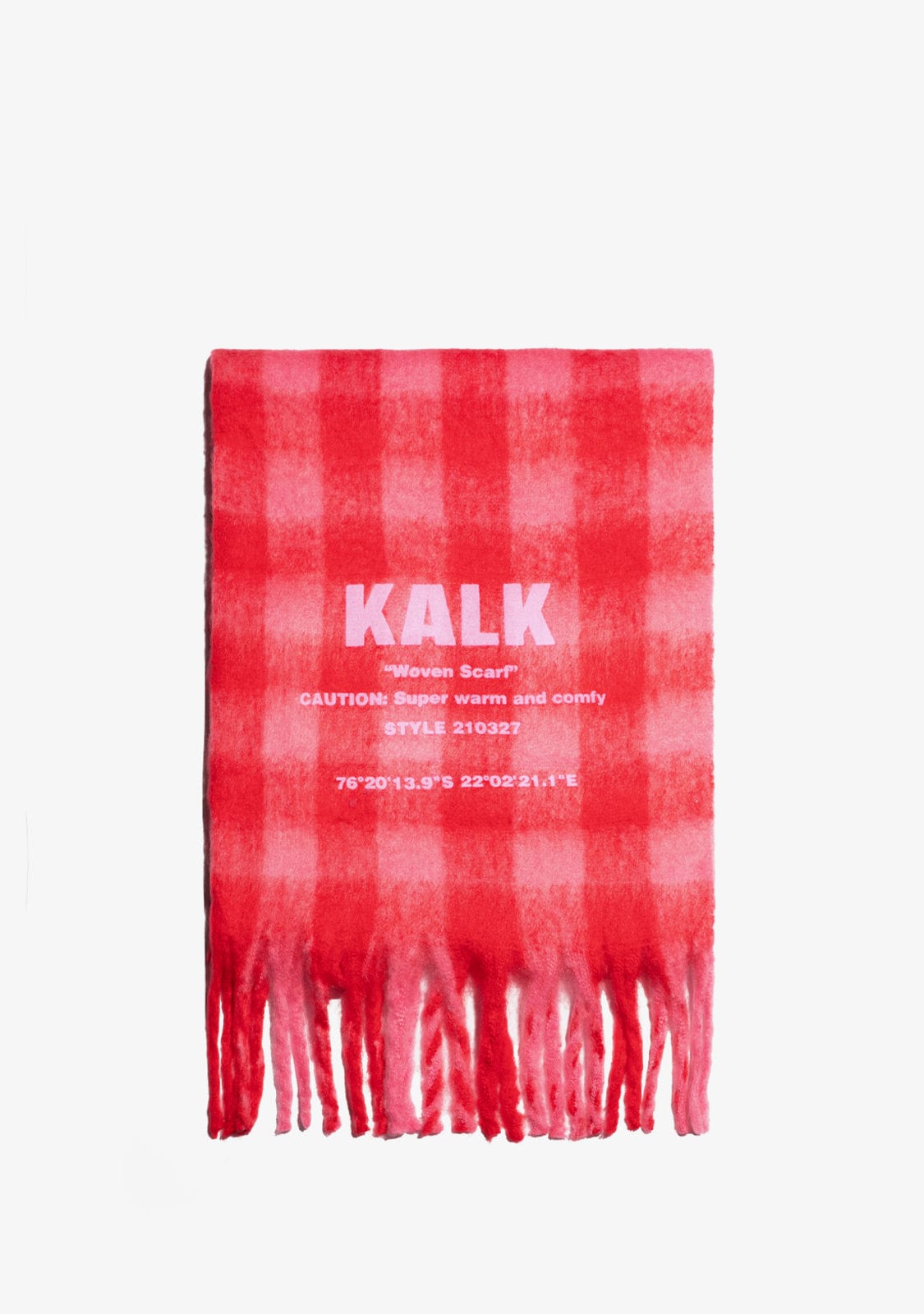 Scarf Vision Red & Pink Kalk