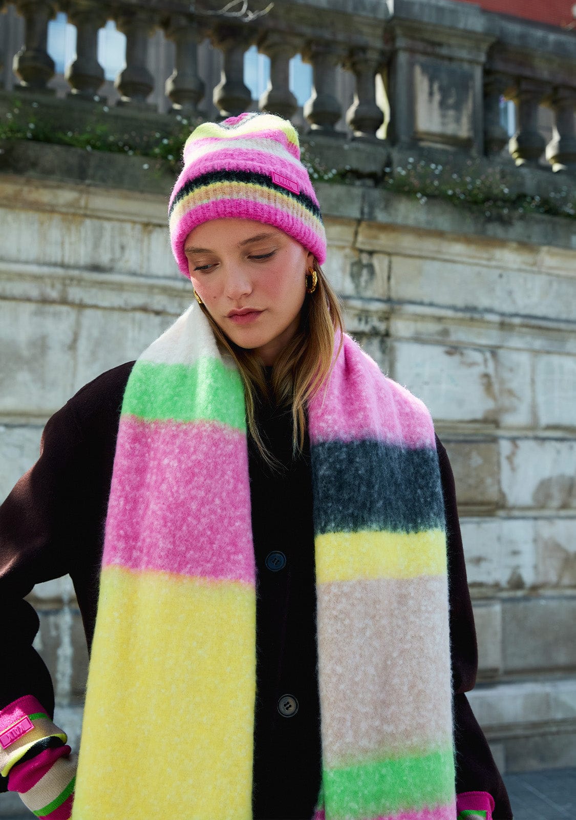 Scarf Flash Fuchsia Kalk