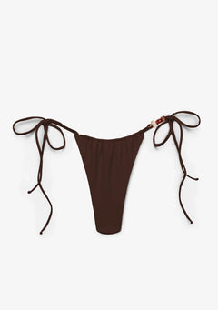 Cueca Biquíni Castanho Cocoa Kame
