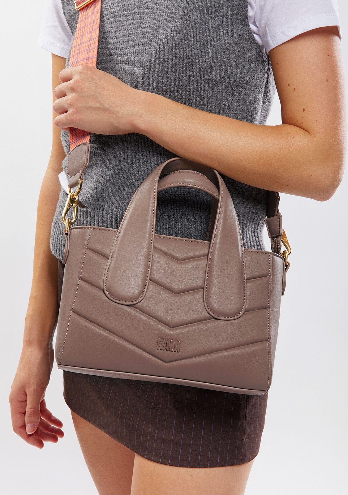 Framed Bag Taupe Kalk