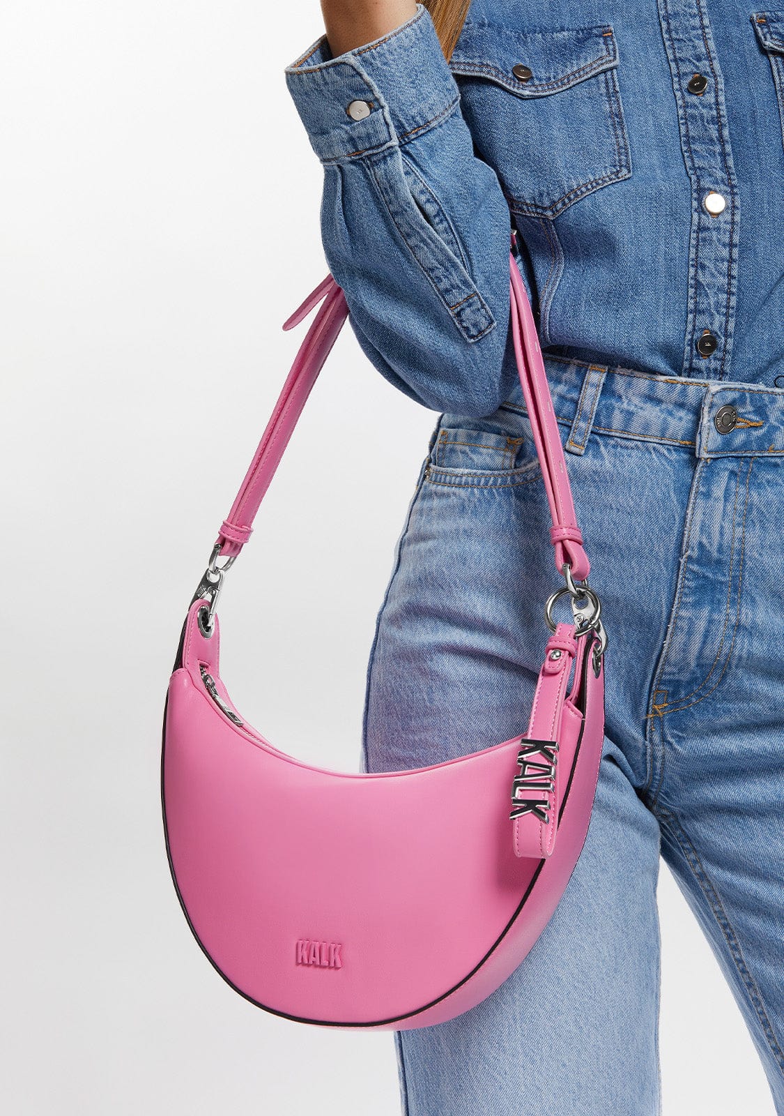 Crescent Bag Pink Kalk