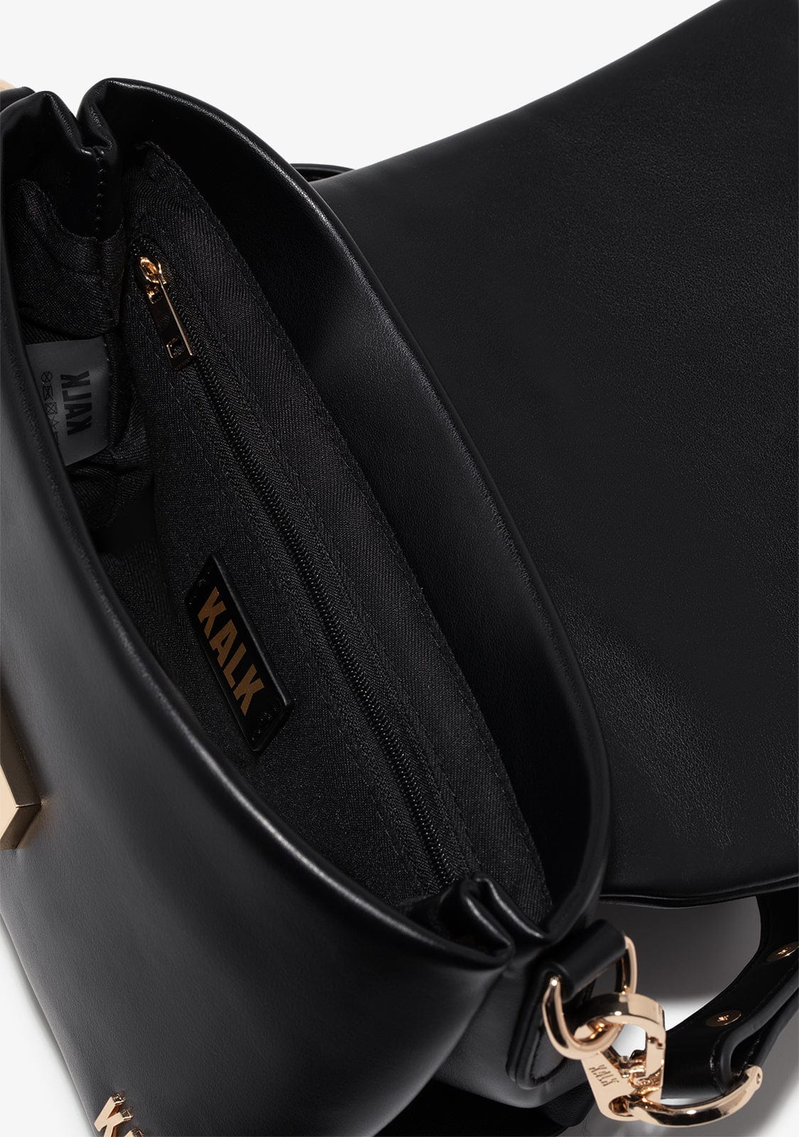 Flappa Bag Schwarz Kalk
