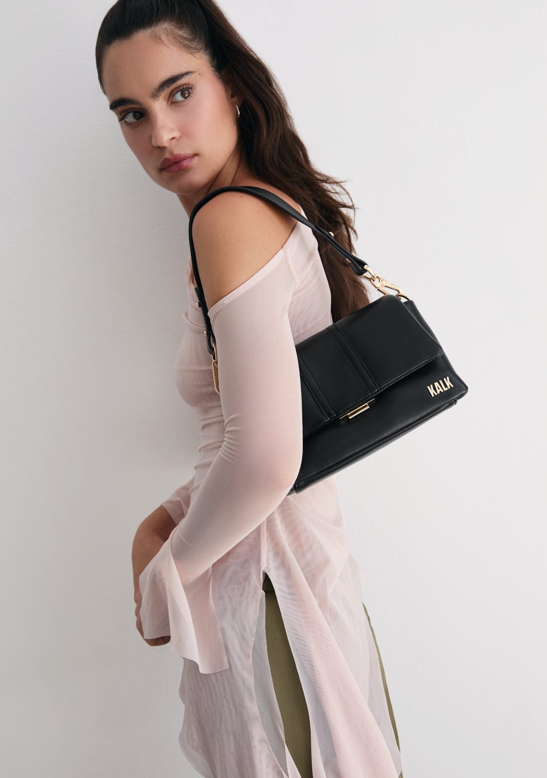 Flappa Bag Schwarz Kalk