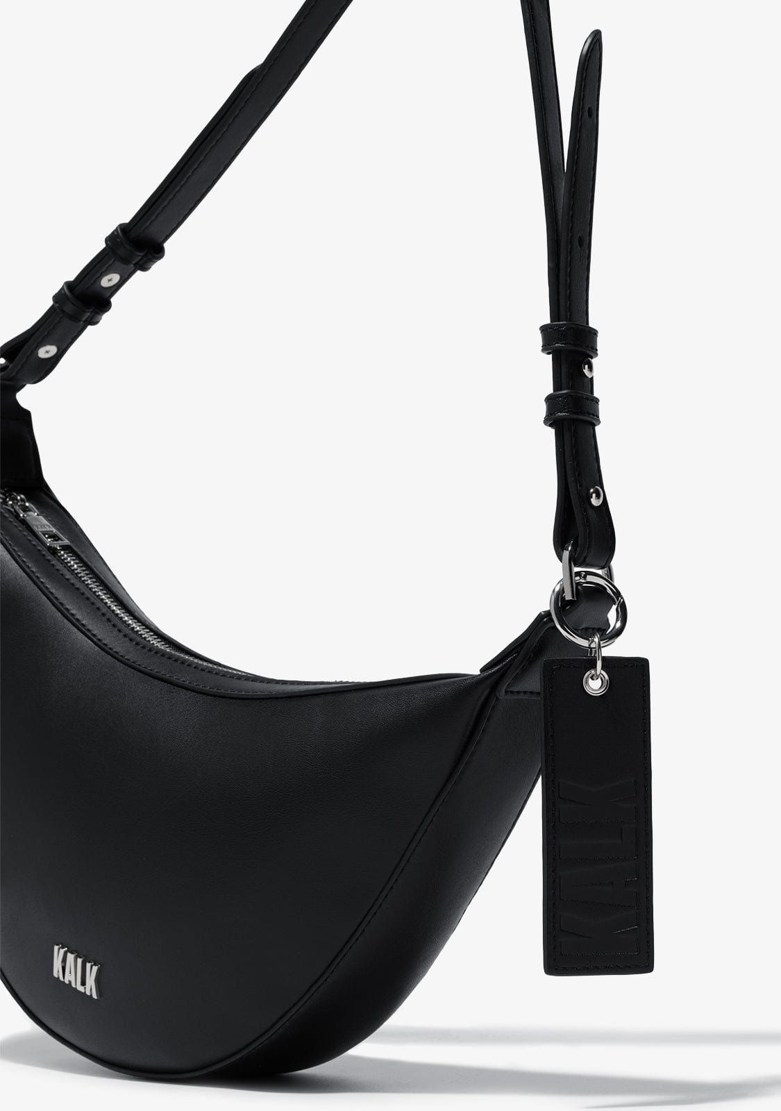 Crescent Bag Black Kalk
