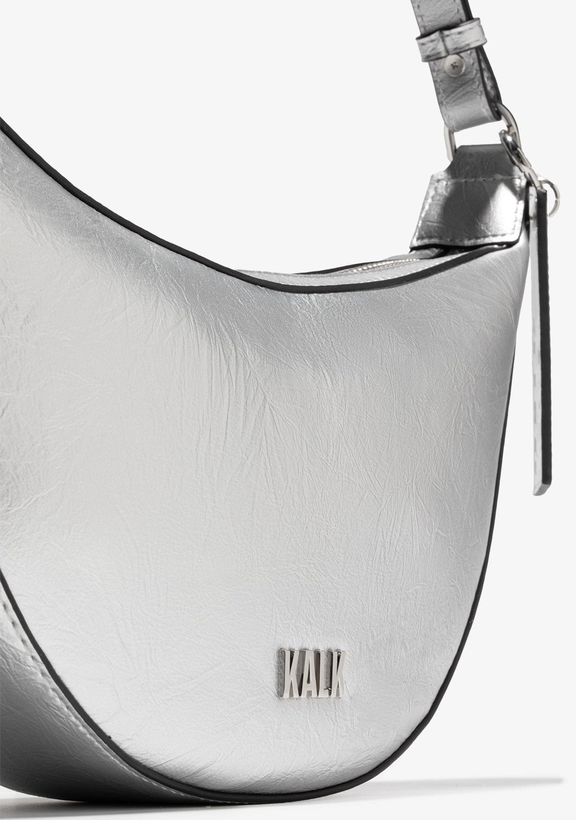 Crescent Bag Silber Kalk