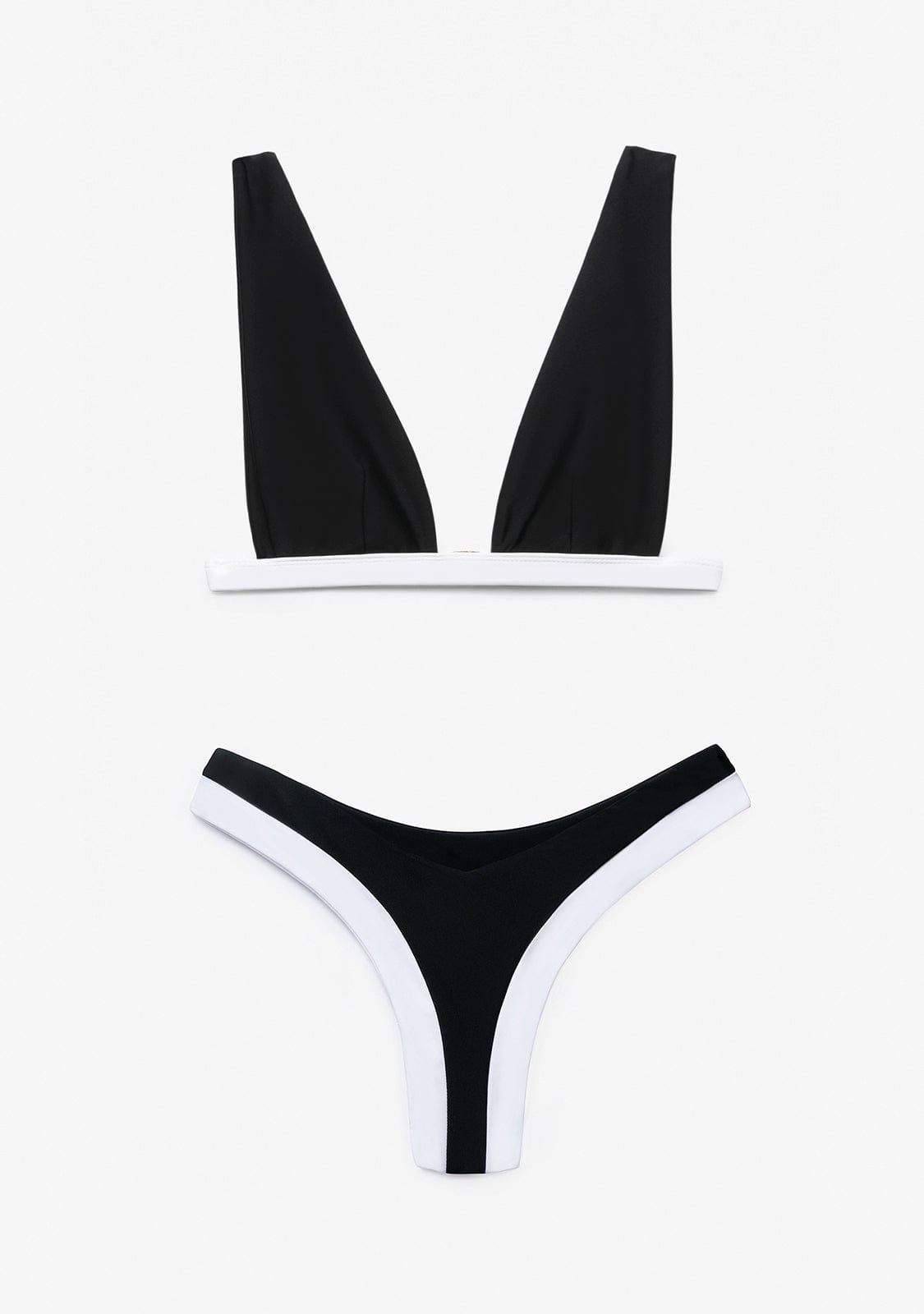 Bikini Kaia Top + Gina Bottom Black & White