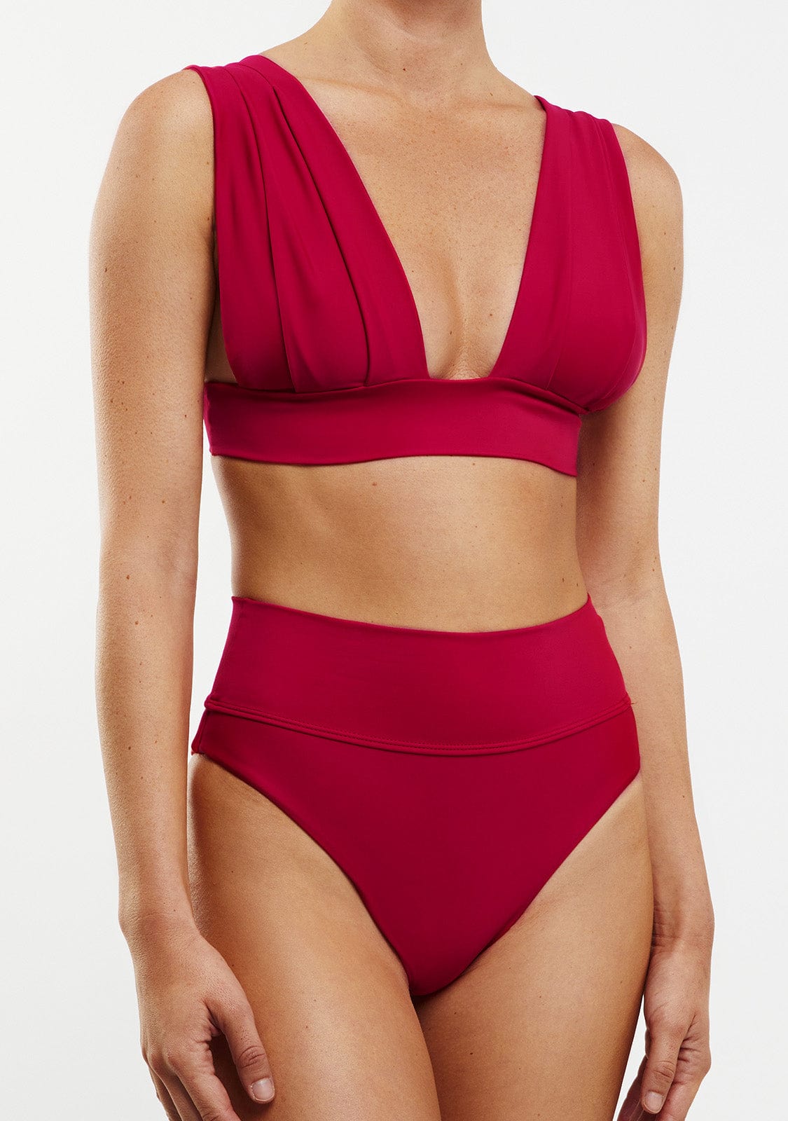 Bikini Hanan Top + Manami Bottom Cardinal Red