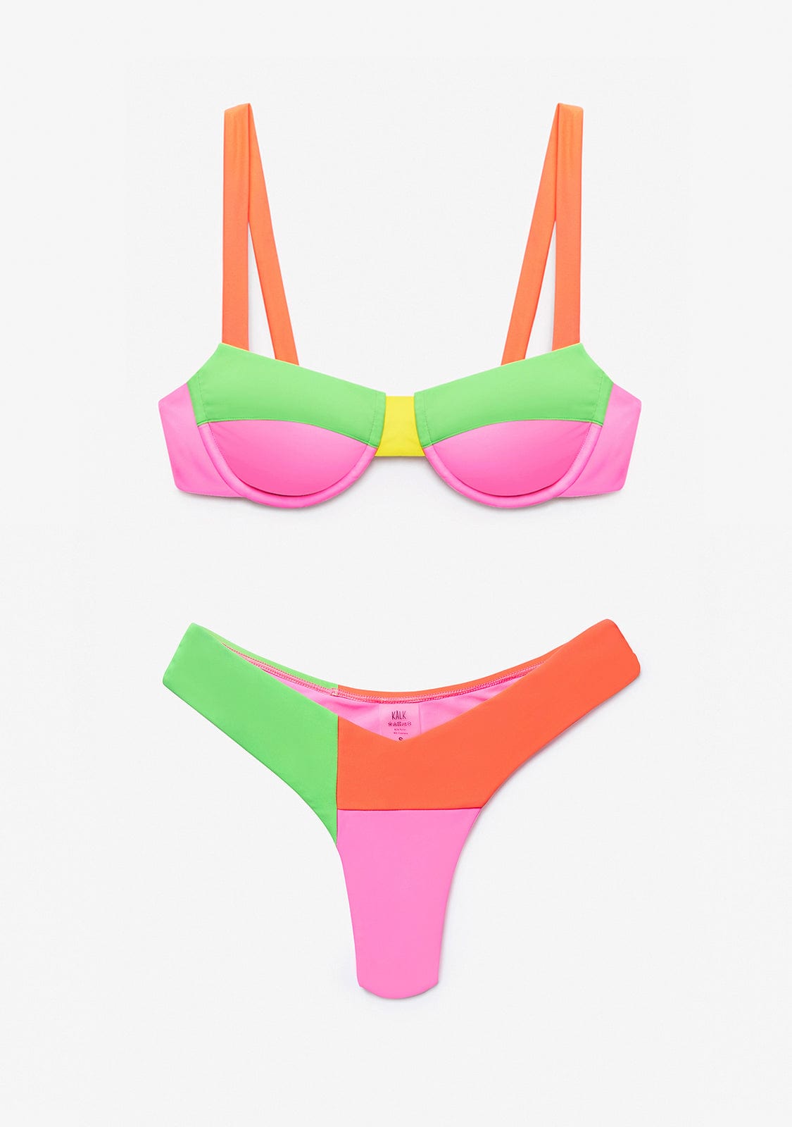 Bikini Nelia Top + Gina Bottom Colorful