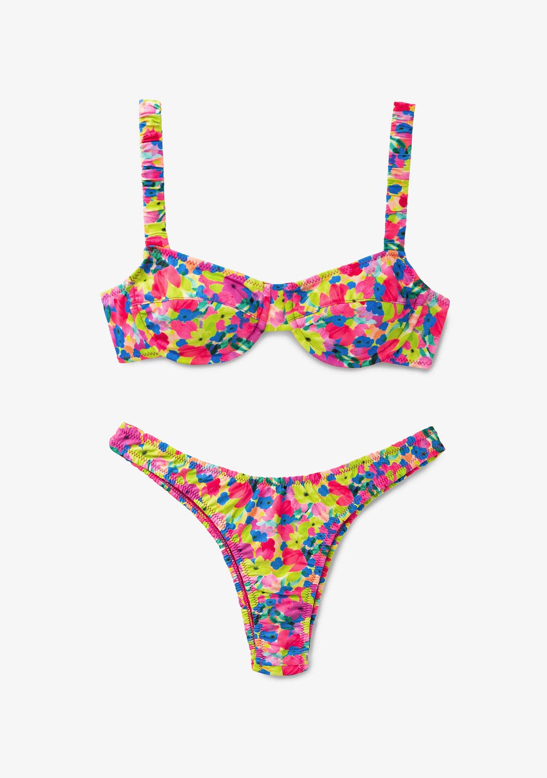 Bikini Nelia Top + Maira Bottom Flowerful