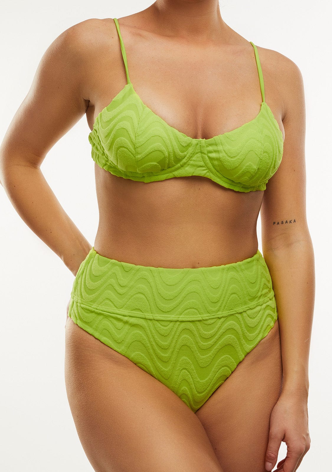 Bikini Ena Top + Manami Bottom Lime