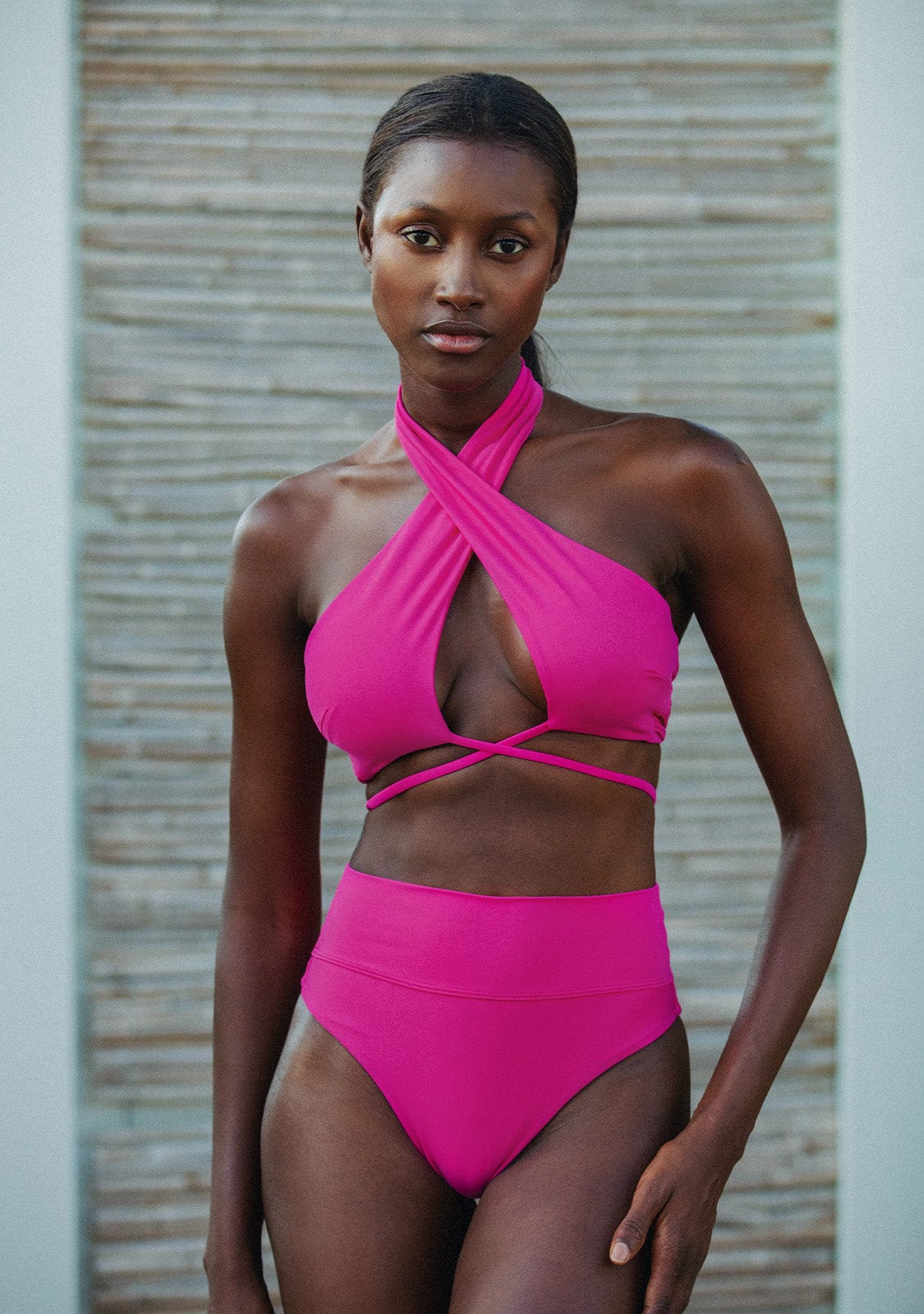 Bikini Top Ohara + Braguita Manami Fucsia