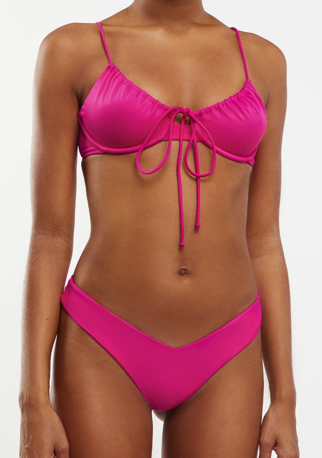 Set Rinna Top Royal Pink + Gina Bottom Royal Pink