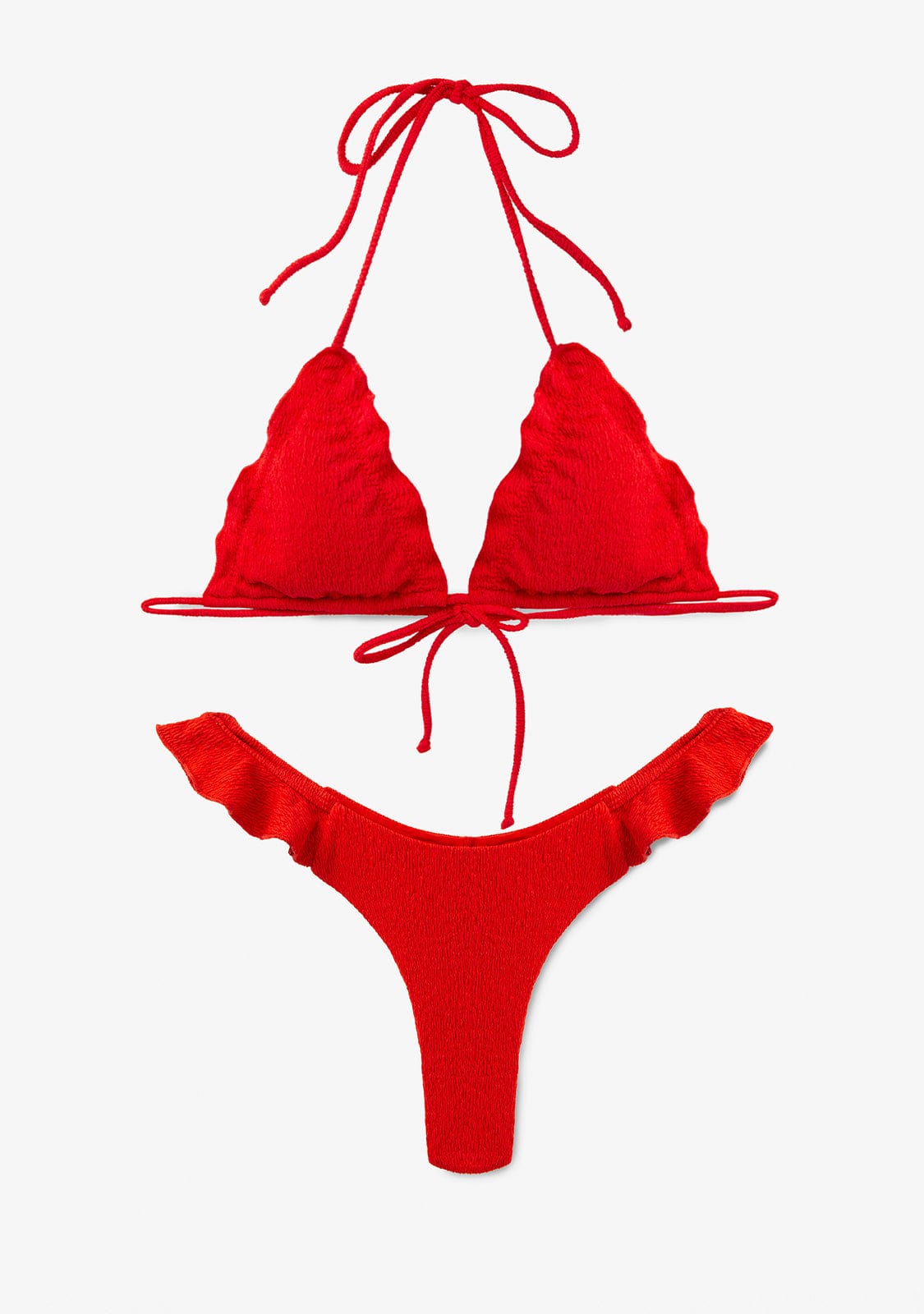 Bikini Haley Top + Gina Bottom Rustic Red