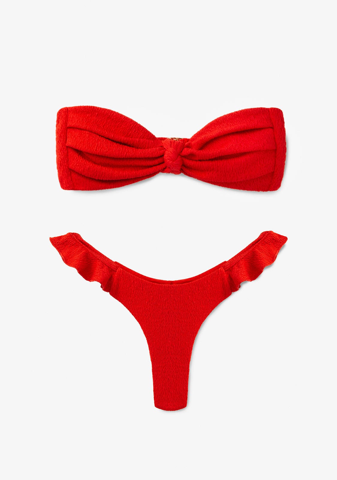 Bikini Pamela Top + Gina Bottom Rustic Red