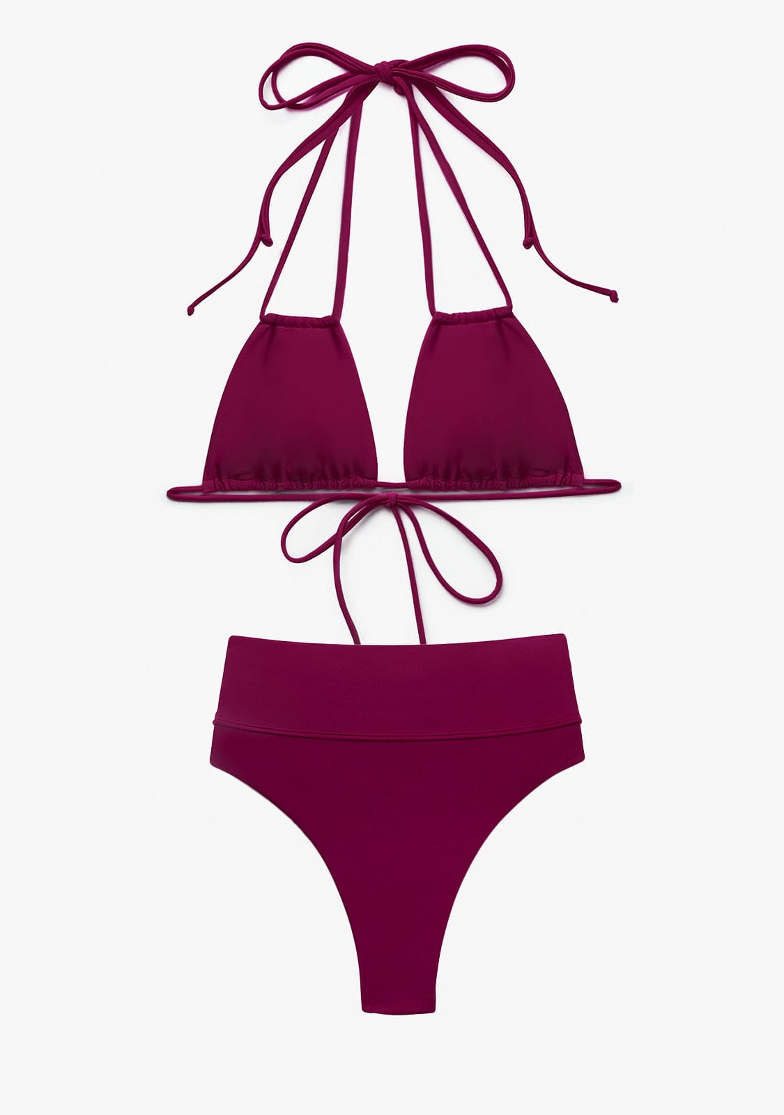 Bikini Akira Top + Manami Bottom Wine