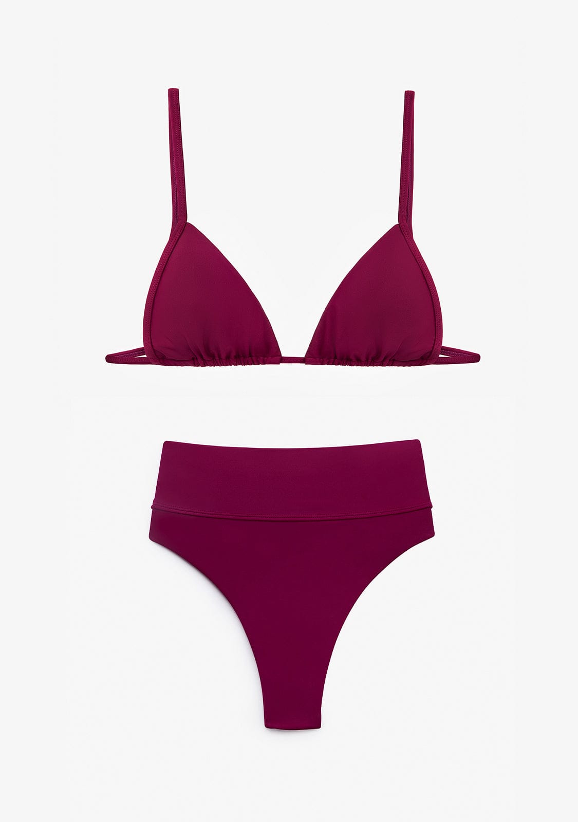 Bikini Gigi Top + Manami Bottom Wine