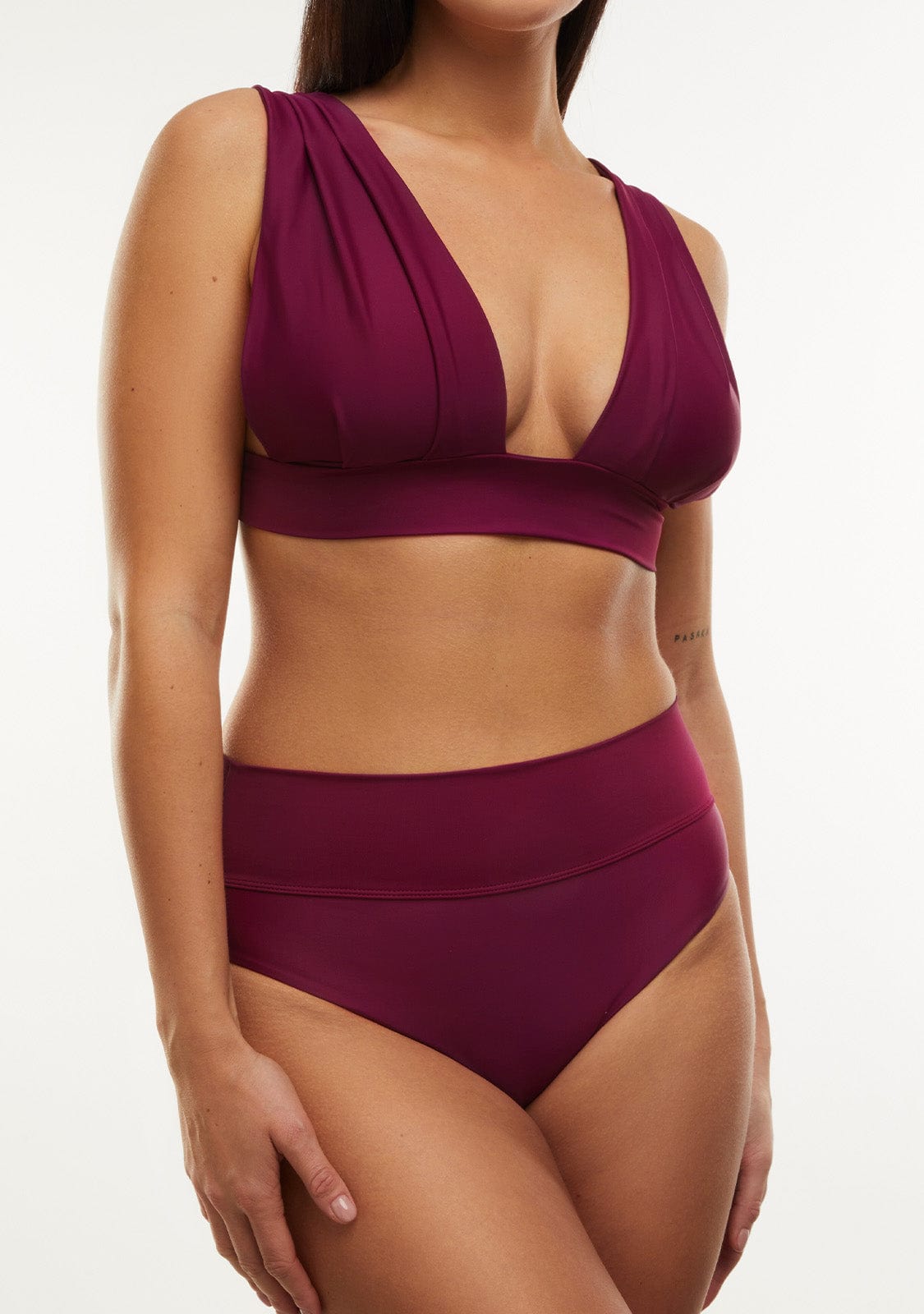 Bikini Top Hanan + Braguita Manami Classic Vino