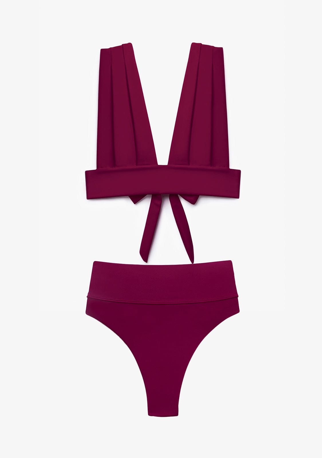 Bikini Hanan Top + Manami Bottom Wine