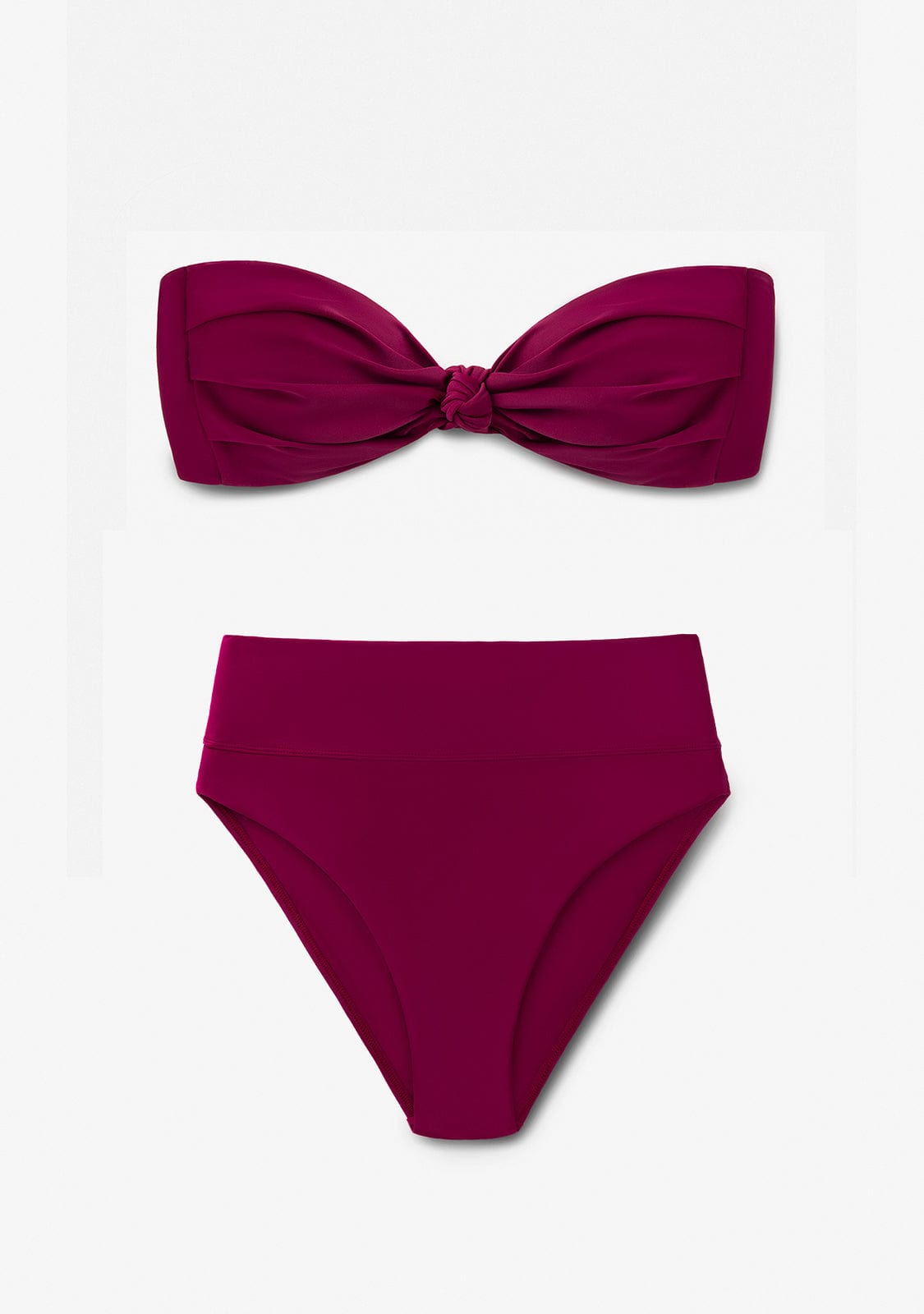 Bikini Top Pamela + Braguita Manami Classic Vino
