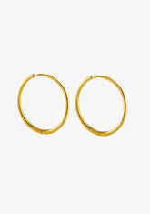 Basic 29 Hoop Earrings Gold