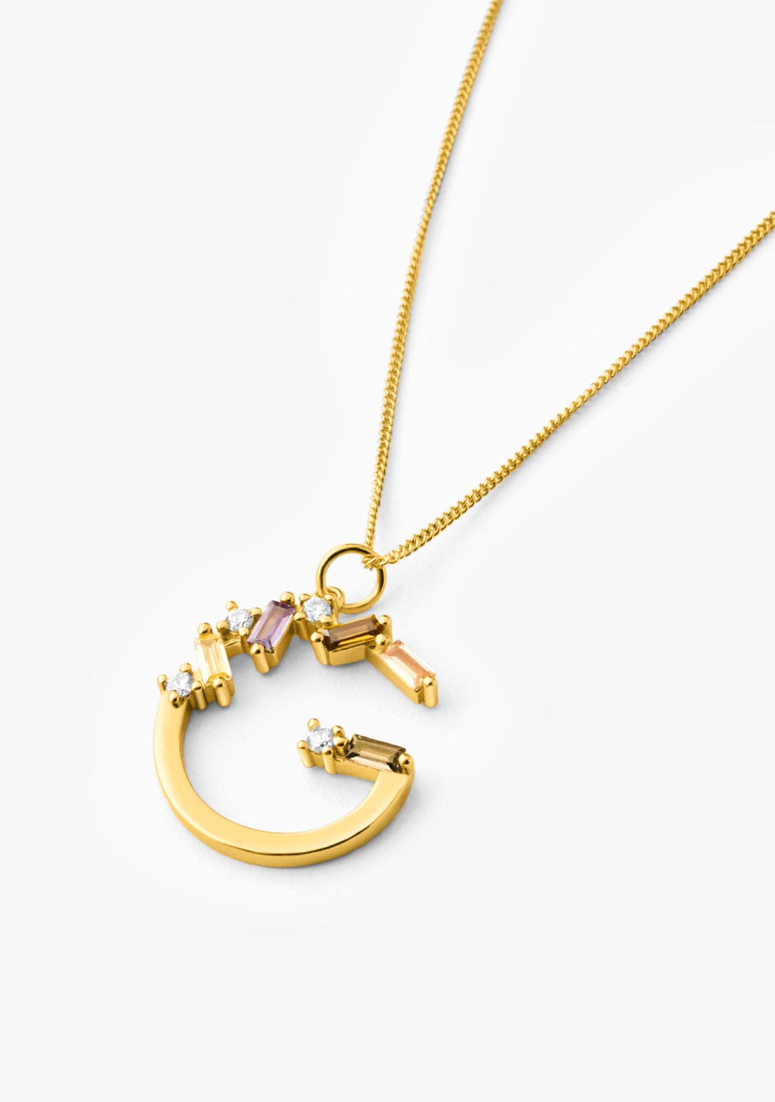 Necklace Identity Letter G Gold