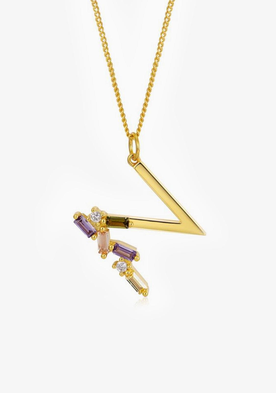 Collier Identity Letter N Gold
