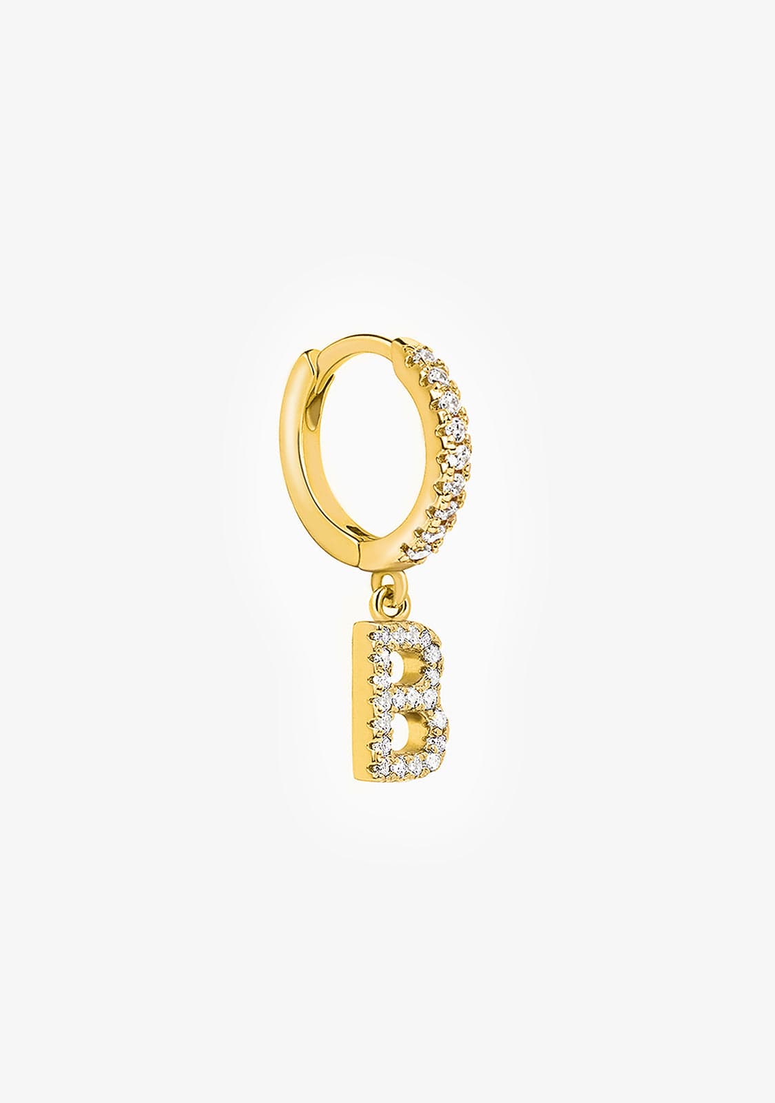 Piercing Aro Inicial Baño Oro 18K con Circonitas