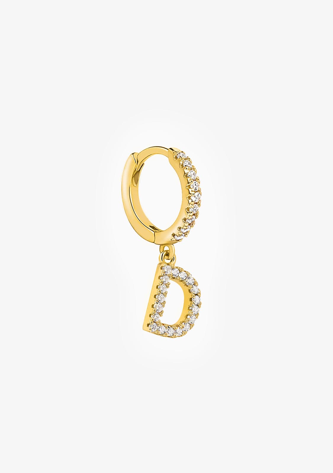 Piercing Aro Inicial Baño Oro 18K con Circonitas