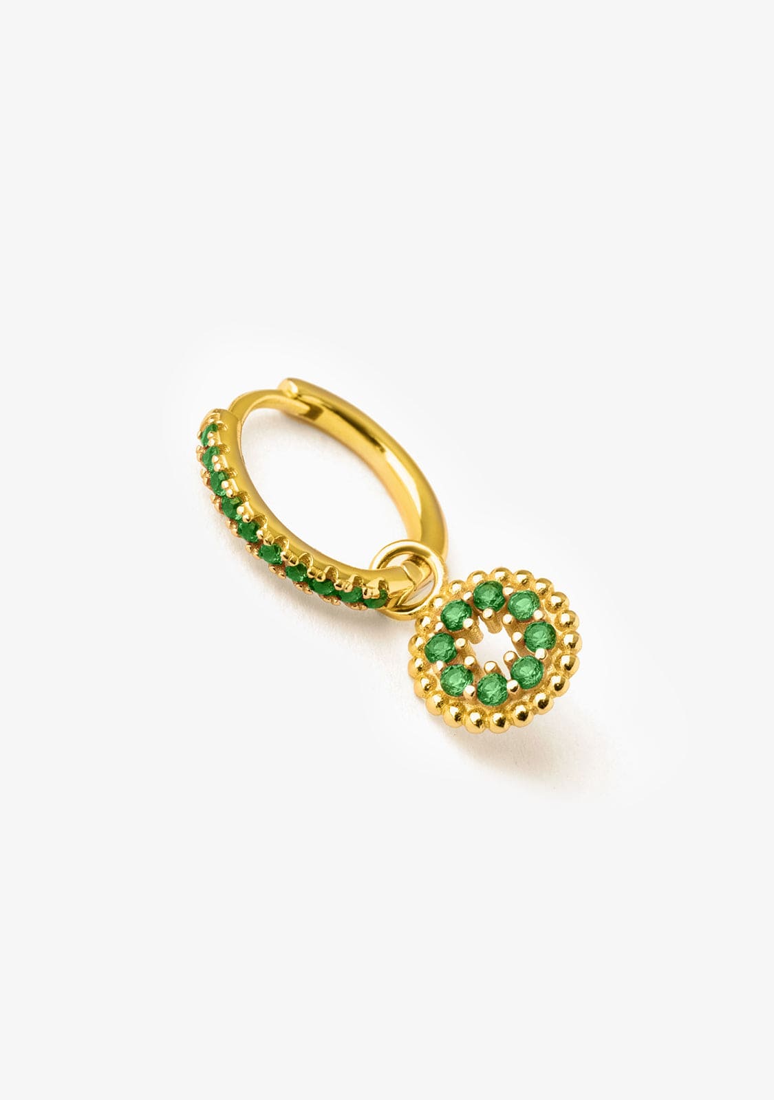 Mone Emerald Piercing Gold