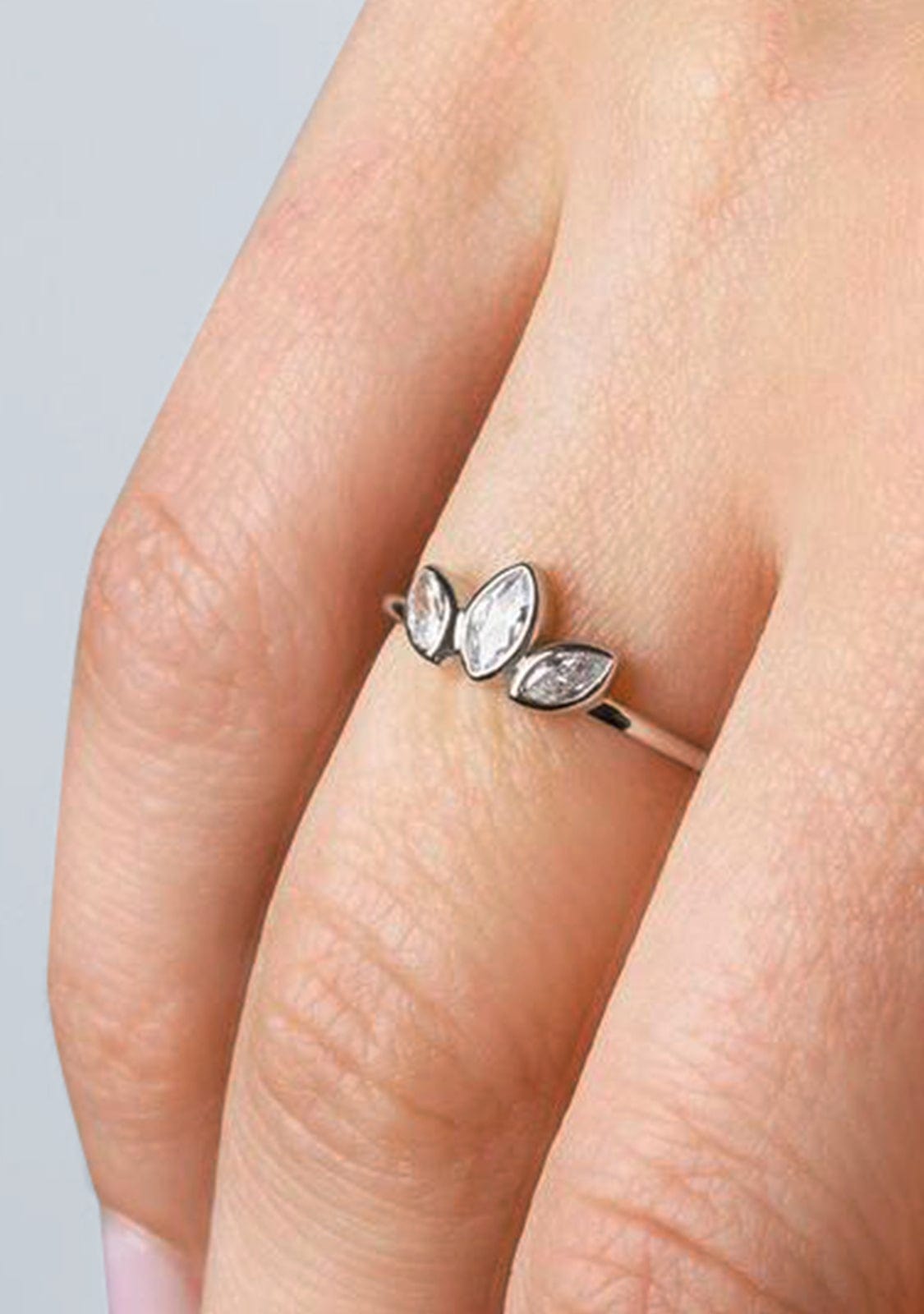 Ring Petal Silver