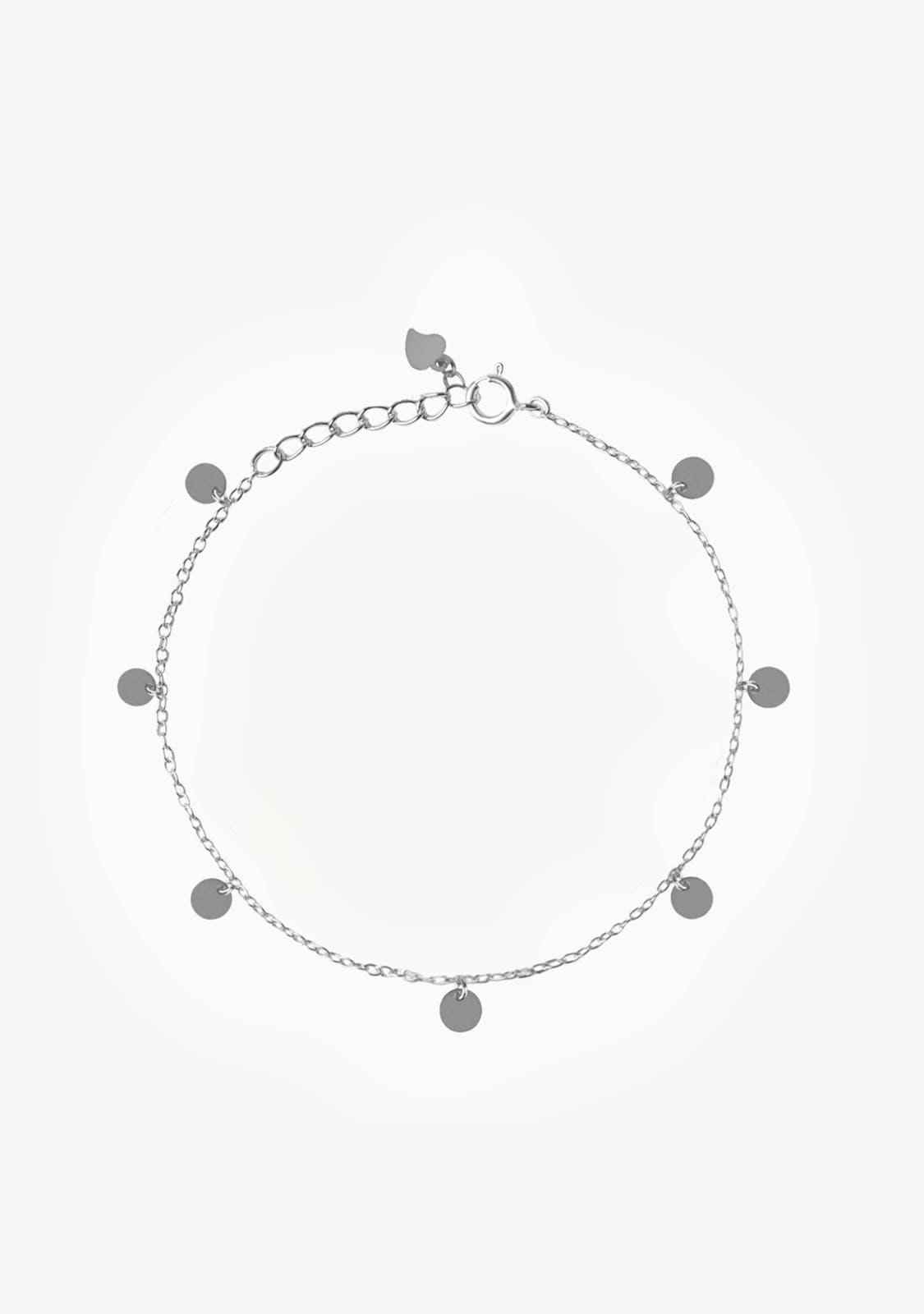 Pulsera Disc Charms Plata