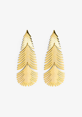 Palmier Earrings Gold