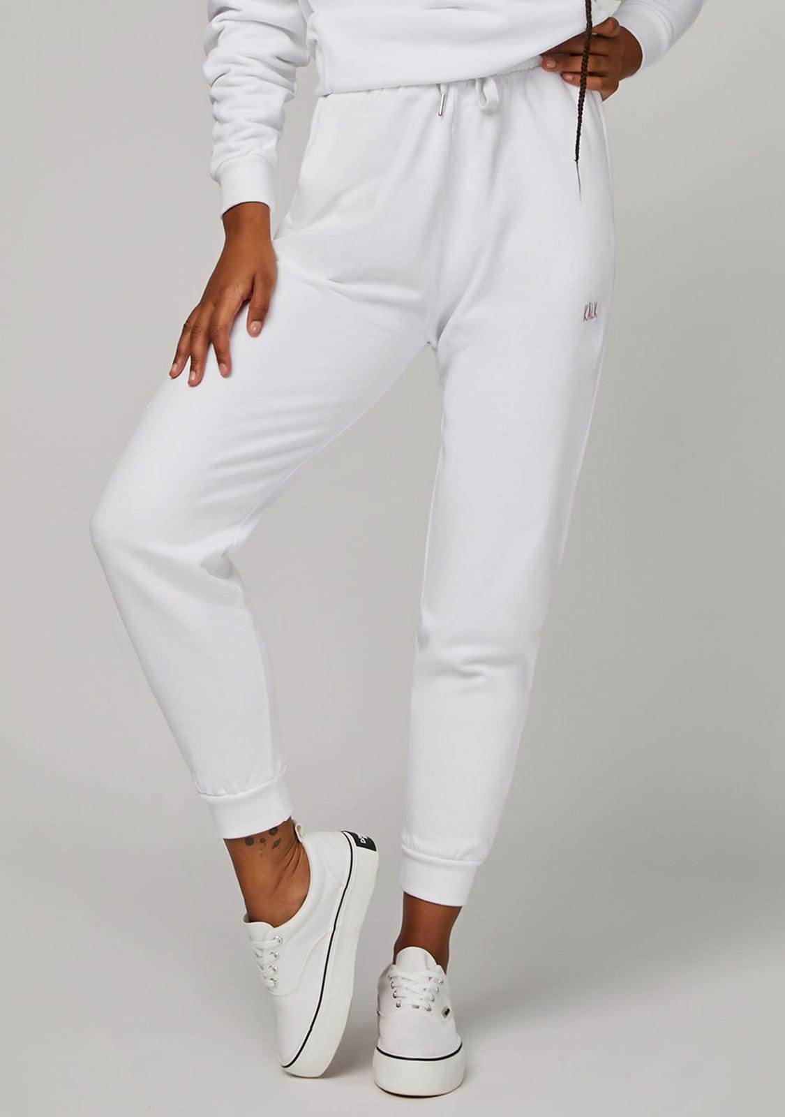 Pantalon chandal blanco clearance