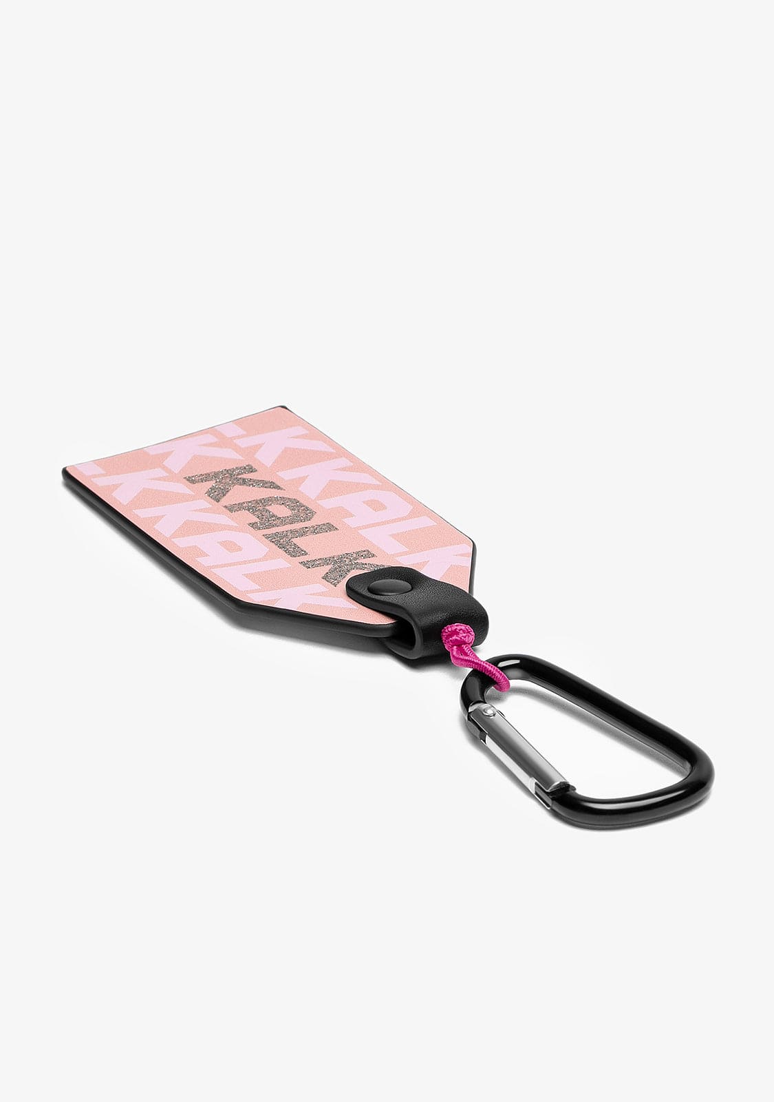 Llavero Con Purpurina Rosa Key Chain