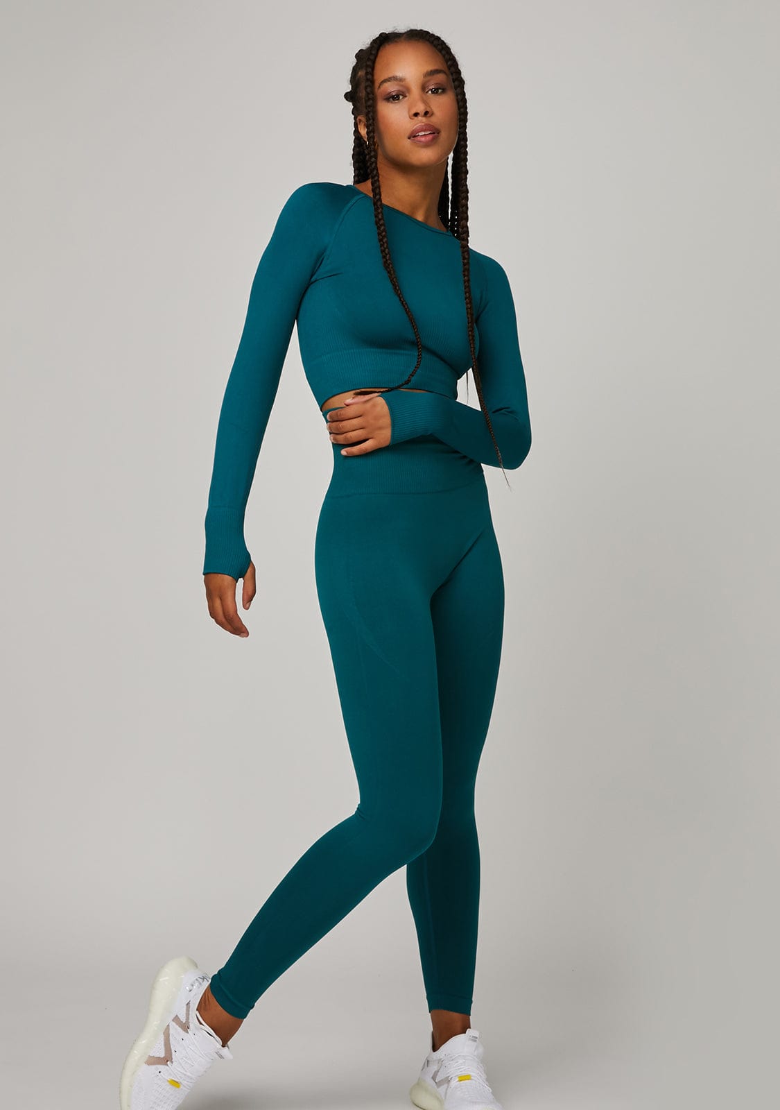 Long Sleeve Top Comfort Dark Green