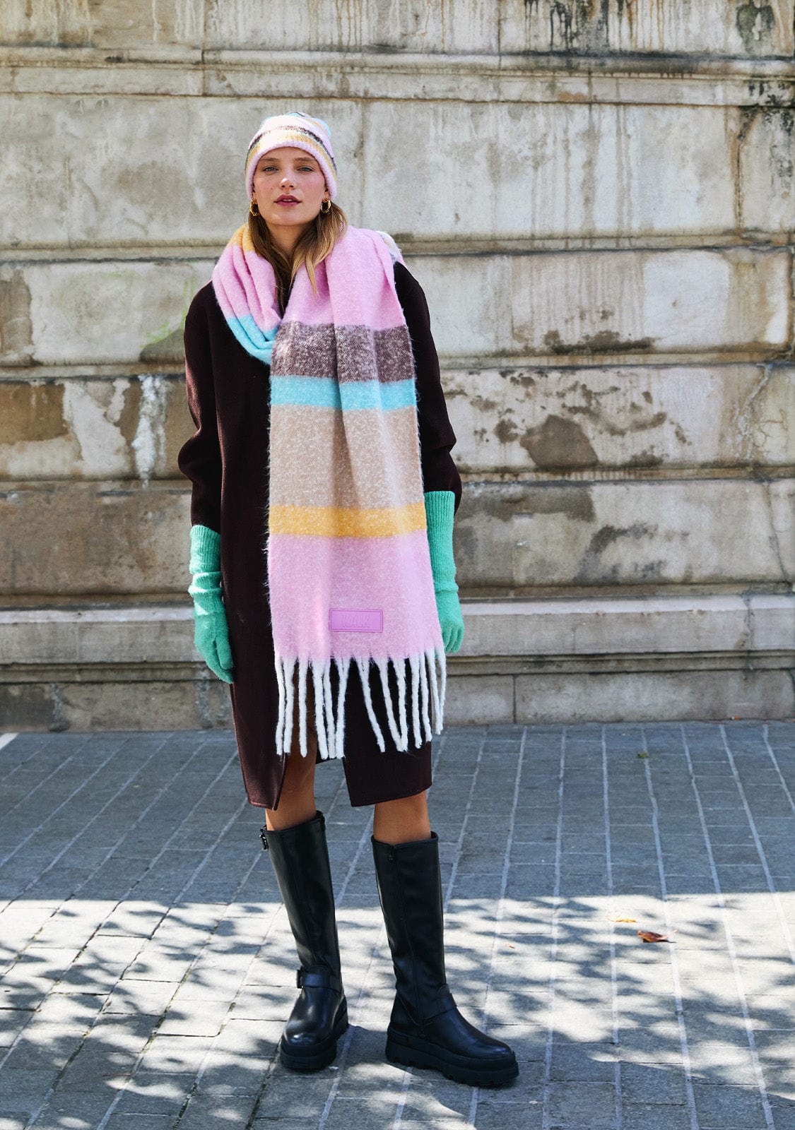 Scarf Flash Violet Kalk