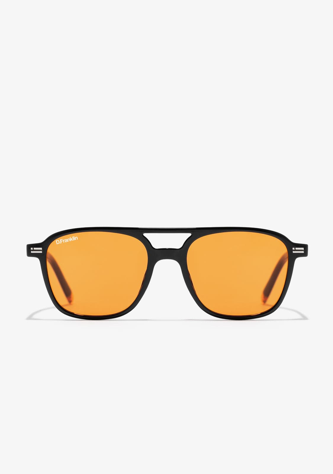 Jackson Square Shiny Black / Orange